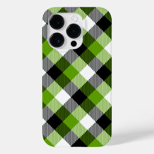 Simples Xadrezes Tartan Neon Green
