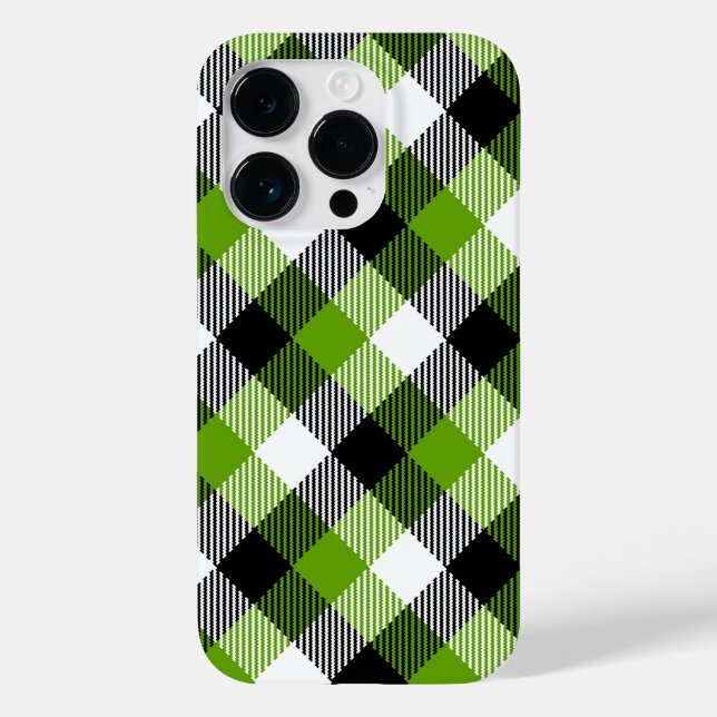 Simples Xadrezes Tartan Neon Green (Verso)