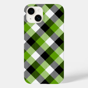 Simples Xadrezes Tartan Neon Green