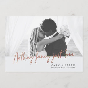 Simplesmente Amor Anúncio de Casamento às Pressas