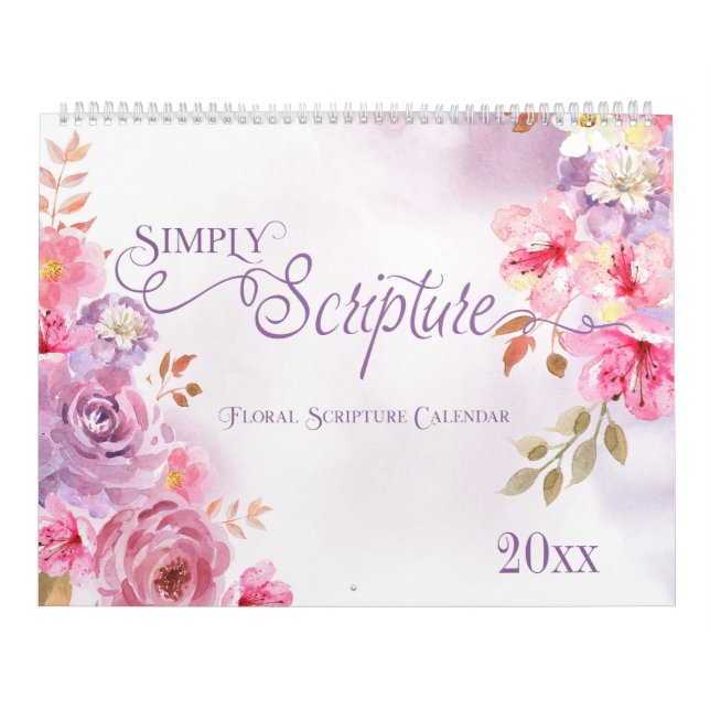 Simplesmente Calendário Floral das Escrituras (Capa)