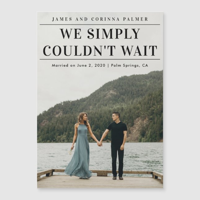 Simplesmente Não Foi Possível Esperar O Anúncio De (Frente)