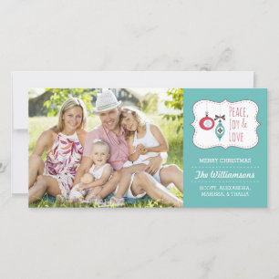 Simplesmente paz, alegria e Cartões de foto de Nat