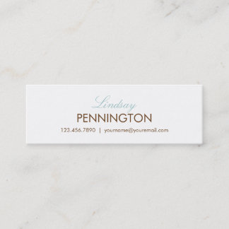 Simplesmente Seus Cartões De Chamada Modernos E Me