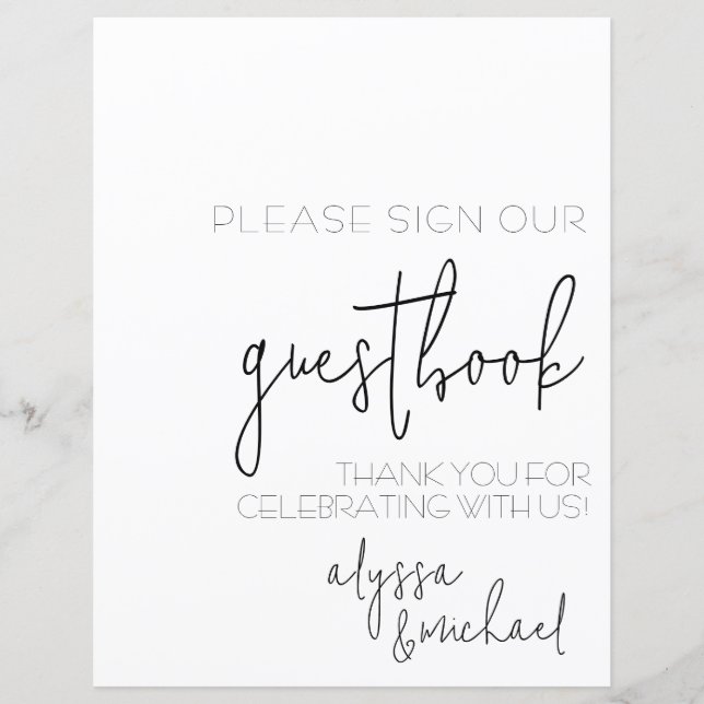 Simplesmente Simples Livro de Convidados (Frente)