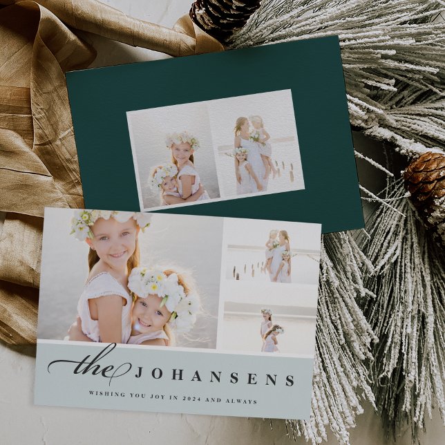 Simplicidade | Cartão de Colagem de Fotos de Feria (Criador carregado)