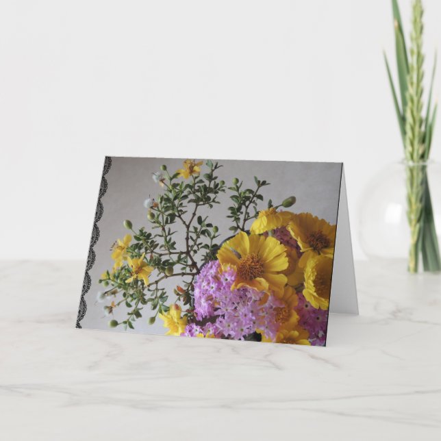 Simplicidade - Cartão de Nota Personalizável (Frente)