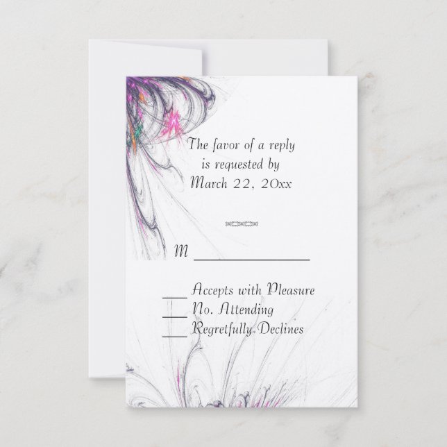 Simplicidade de Verão RSVP (Frente)