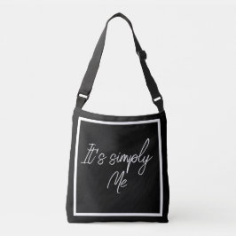 Simply Me – Elegant Black Simple Tote Bag