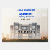 Sinais de Arrendamento de Apartamento Moderno