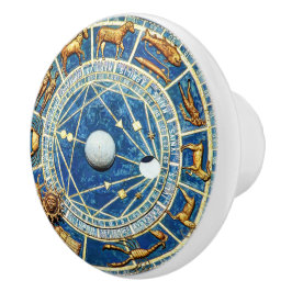 Sinais de Astrologia das Rodas Zodiac Azul Celesti
