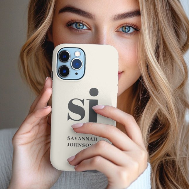 Sinais de creme monograma (Criador carregado)