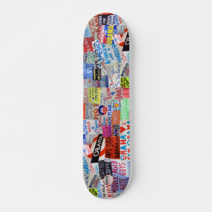 Sinais de Obama do skate da esperança