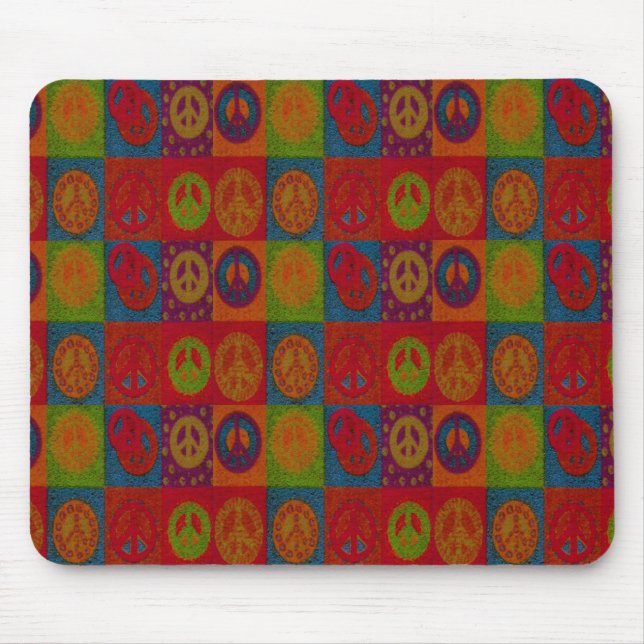 Sinais de Paz Selvagens - Mousepad (Frente)