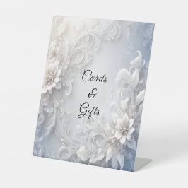 Sinais de Tabletop Floreal Branco