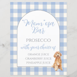 Sinais superiores da Mesa chá de fraldas