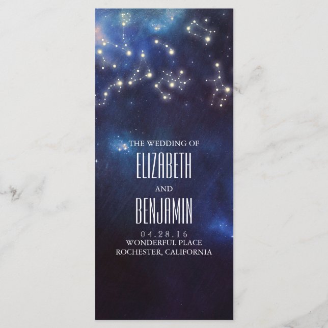 Sinais Zodiac | Programas de Casamento de Constela (Frente)