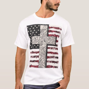 Sinal americano cruzando T-Shirt