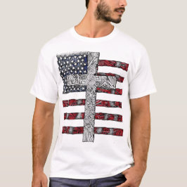 Sinal americano cruzando T-Shirt