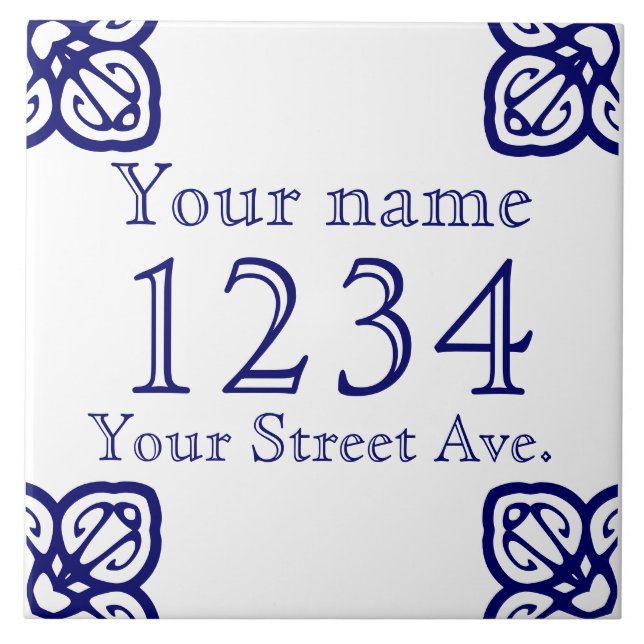 Sinal da Azulejo espanhola (Frente)