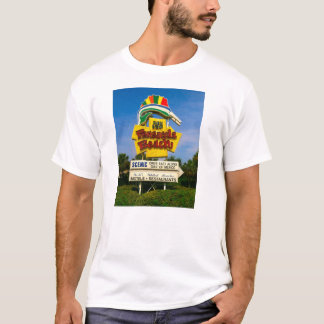 Sinal da praia de Pensacola - o t-shirt básico dos