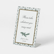 Sinal de Banhroom Personalizável no Pine