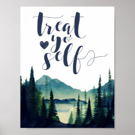 Sinal de Bar de Deserto Poster de Casamento