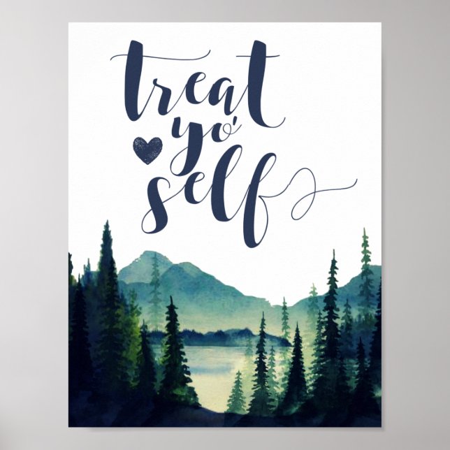 Sinal de Bar de Deserto Poster de Casamento (Frente)