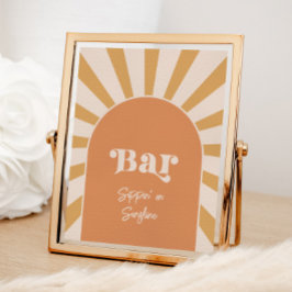 Sinal de Bar Sun Rosa