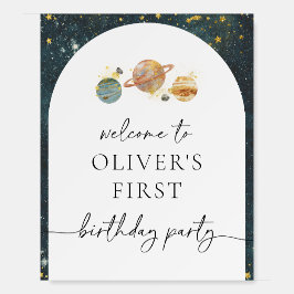 Sinal de Boas-vindas de Aniversário do Espaço | An