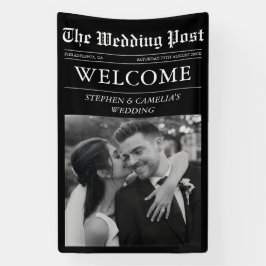 Sinal de Boas-Vindas de Casamento de Revista Edito