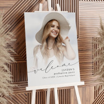 Sinal de Boas-vindas do Formando de Script Chic Mo