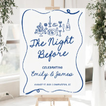 Sinal de Boas-vindas do Janto de ensaio, na noite 