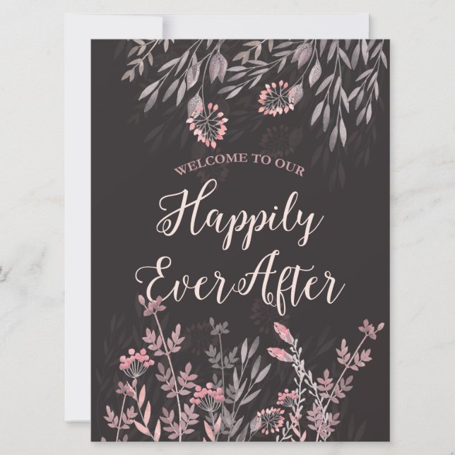 Sinal de boas-vindas do sonho de uma noite de verã (Frente)