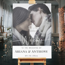 Sinal de boas-vindas Elegante minimalista Poster