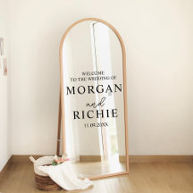 Sinal de Boas-Vinil Decal, Casamento