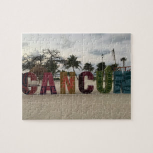 Sinal de Cancun - Playa Delfines, quebra-cabeça d
