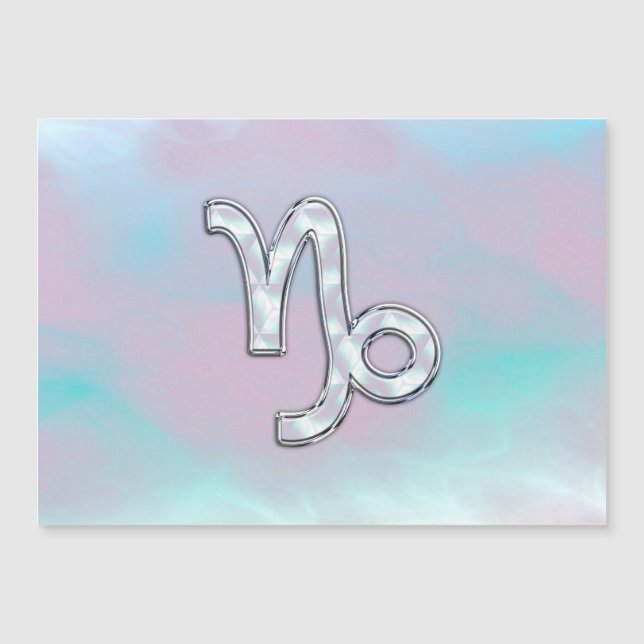 Sinal de Capricórnio sobre a Mãe do Estilo de Pear (Frente)