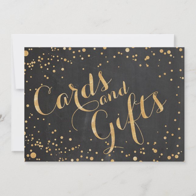 Sinal de Cartões e Presentes para Casamento, (Frente)