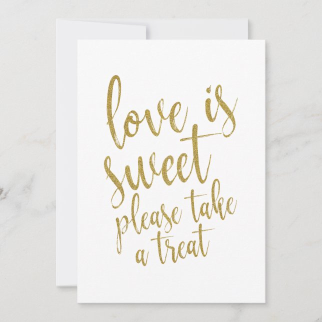 Sinal de Casamento Acessível com Brilho Dourado Am (Frente)
