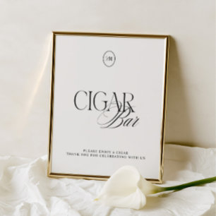 Sinal de Casamento de Barra de Charuto com Tinta C
