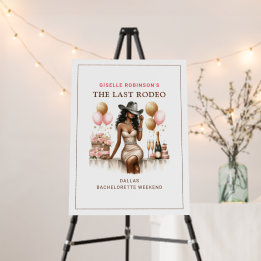 Sinal de Casamento do Último Rodeo Ocidental