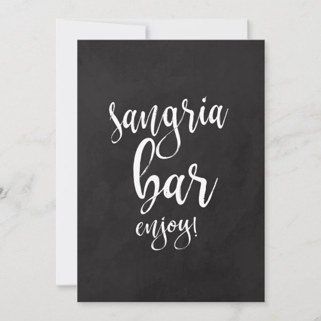 Sinal de casamento em quadro-negro acessível Sangr (Frente)
