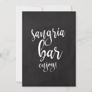 Sinal de casamento em quadro-negro acessível Sangr