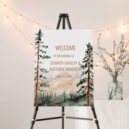 Sinal de Casamento Externo para Paisagem de Montan