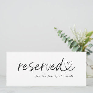 Sinal de Casamento Reservado Minimalista Moderno