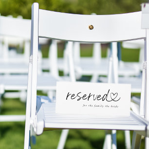 Sinal de Casamento Reservado Minimalista Moderno