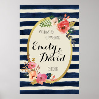 Sinal de casamento, Sinal de boas-vindas, Poster d