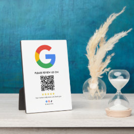 Sinal de Cavalete de Avaliações do Google | Placa