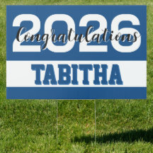 Sinal de Celebração de Formatura Negrito 2026 